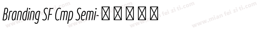Branding SF Cmp Semi字体转换